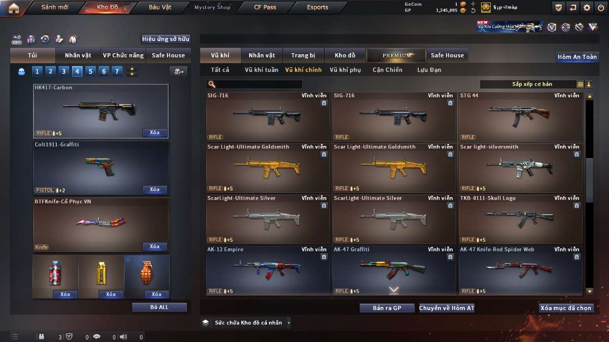 shop acc cf uy tin gia re